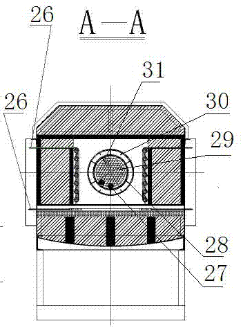 Rotary furnace capable of simultaneously adopting hydrogen forward and reverse supply