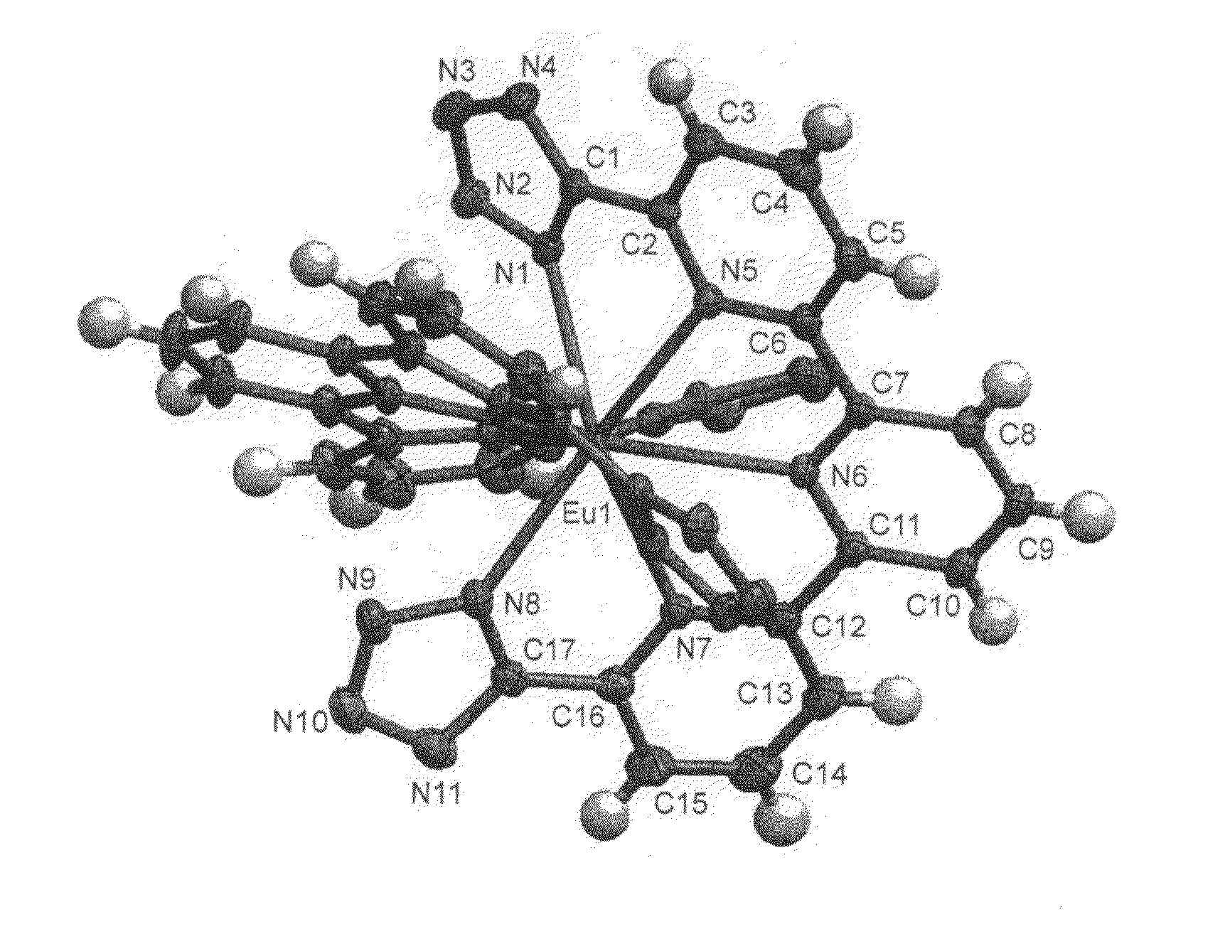 Compounds useful as ligands and particularly as organic chromophores for complexing lanthanides and applications thereof