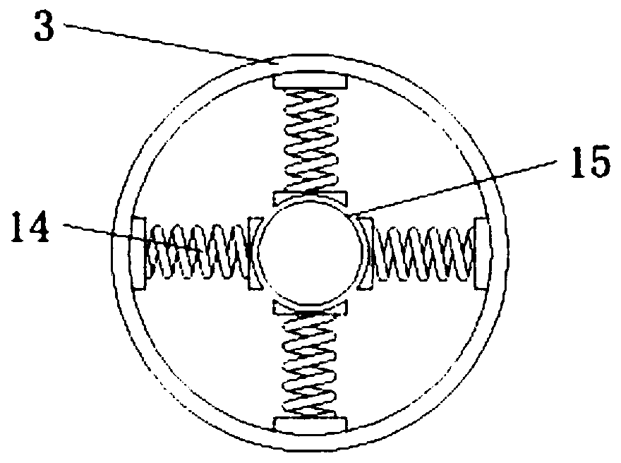 Reagent tube drying device for biological gene detection