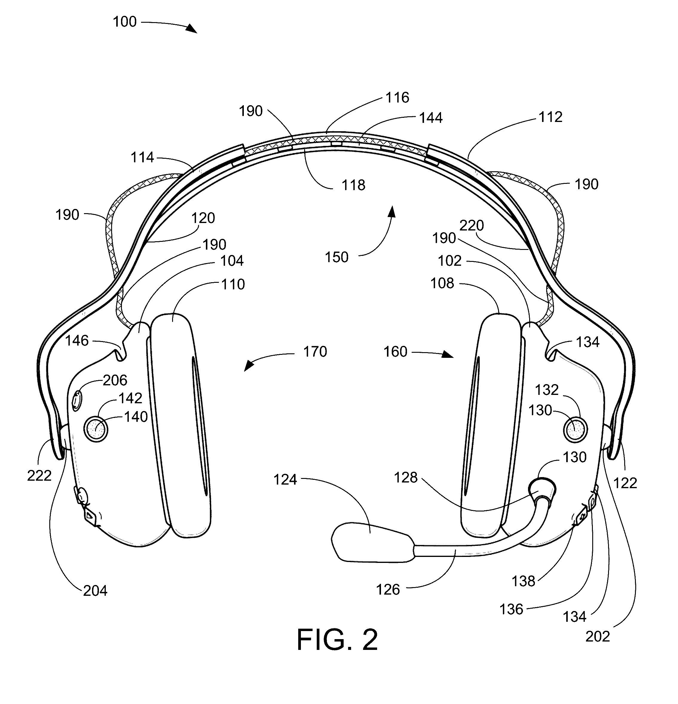 Multiple communication mode headset