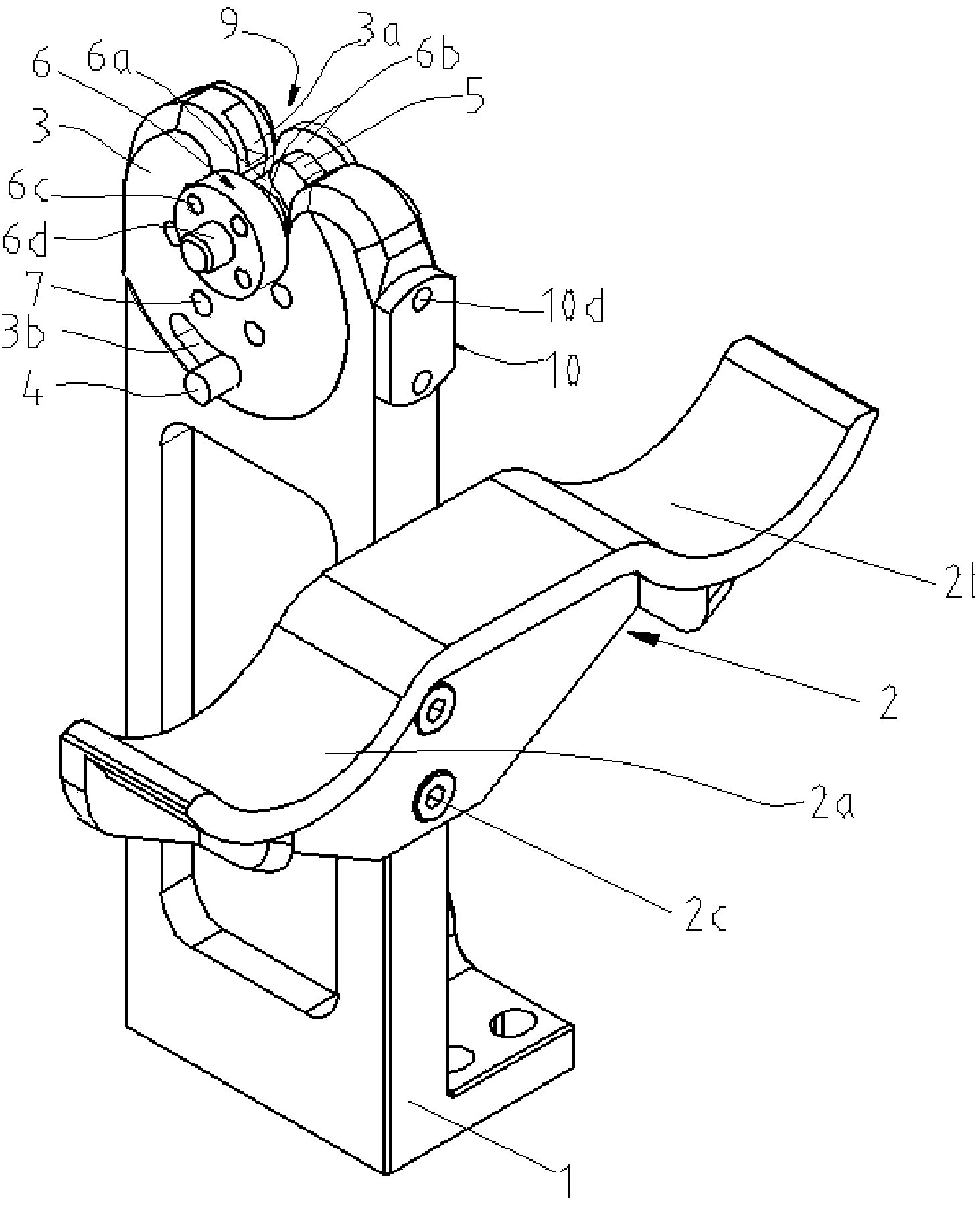 Manipulator arm locking device for planetary exploration