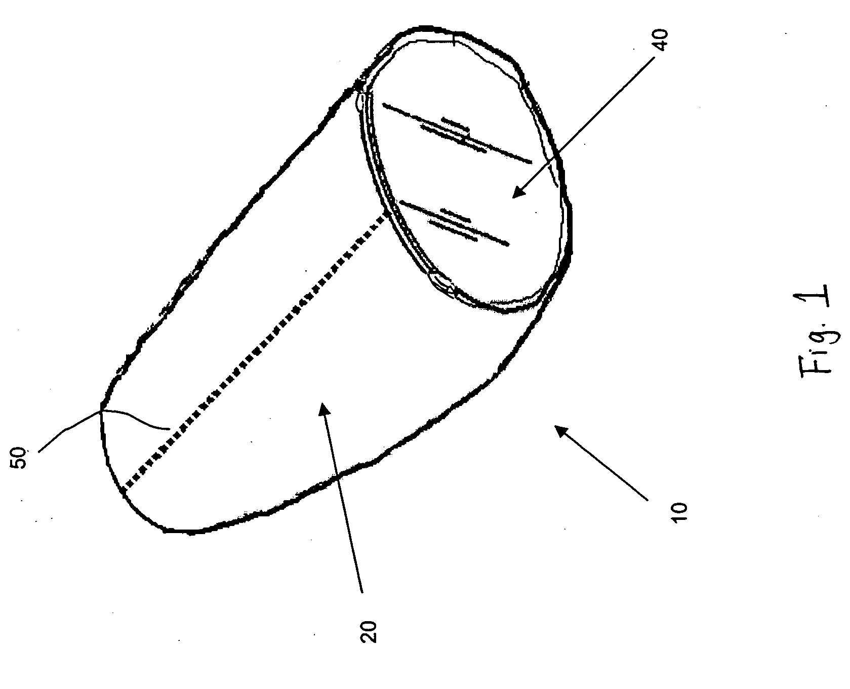 Finger glove with single seam