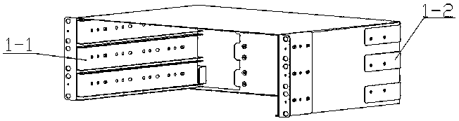 7U modularized wiring unit for 19-inch equipment cabinet