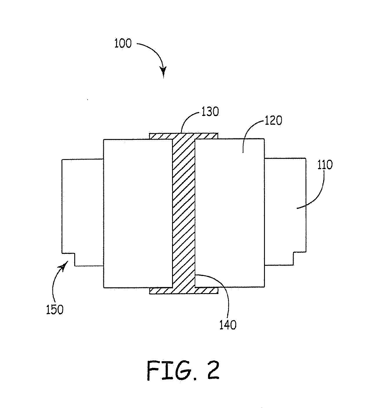 Injection molded ferrule for cofired feedthroughs