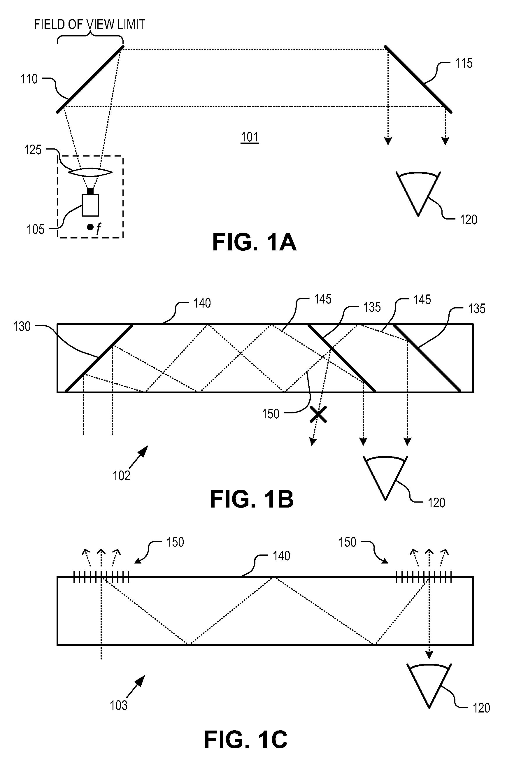 Image waveguide having non-parallel surfaces