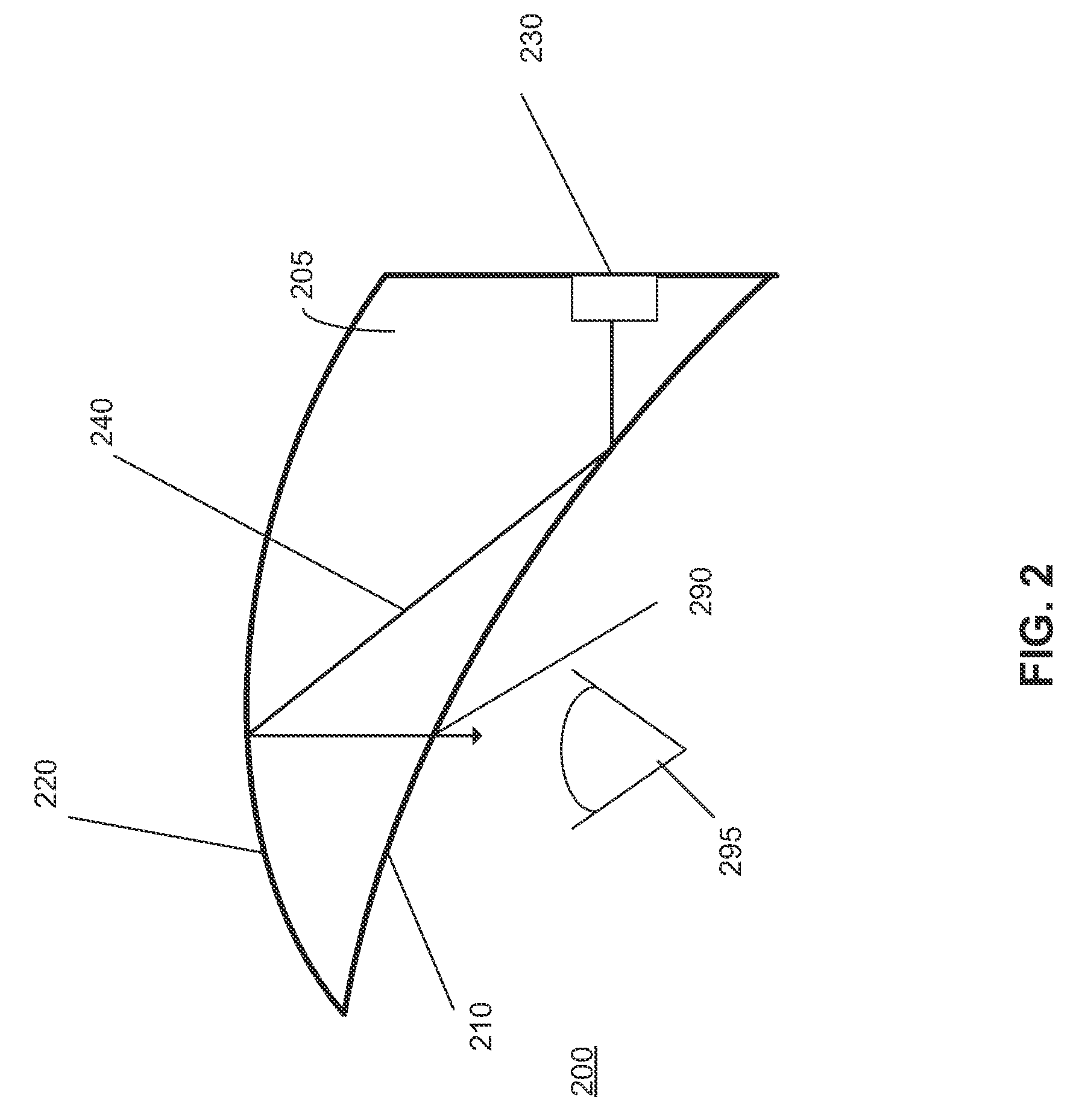 Image waveguide having non-parallel surfaces