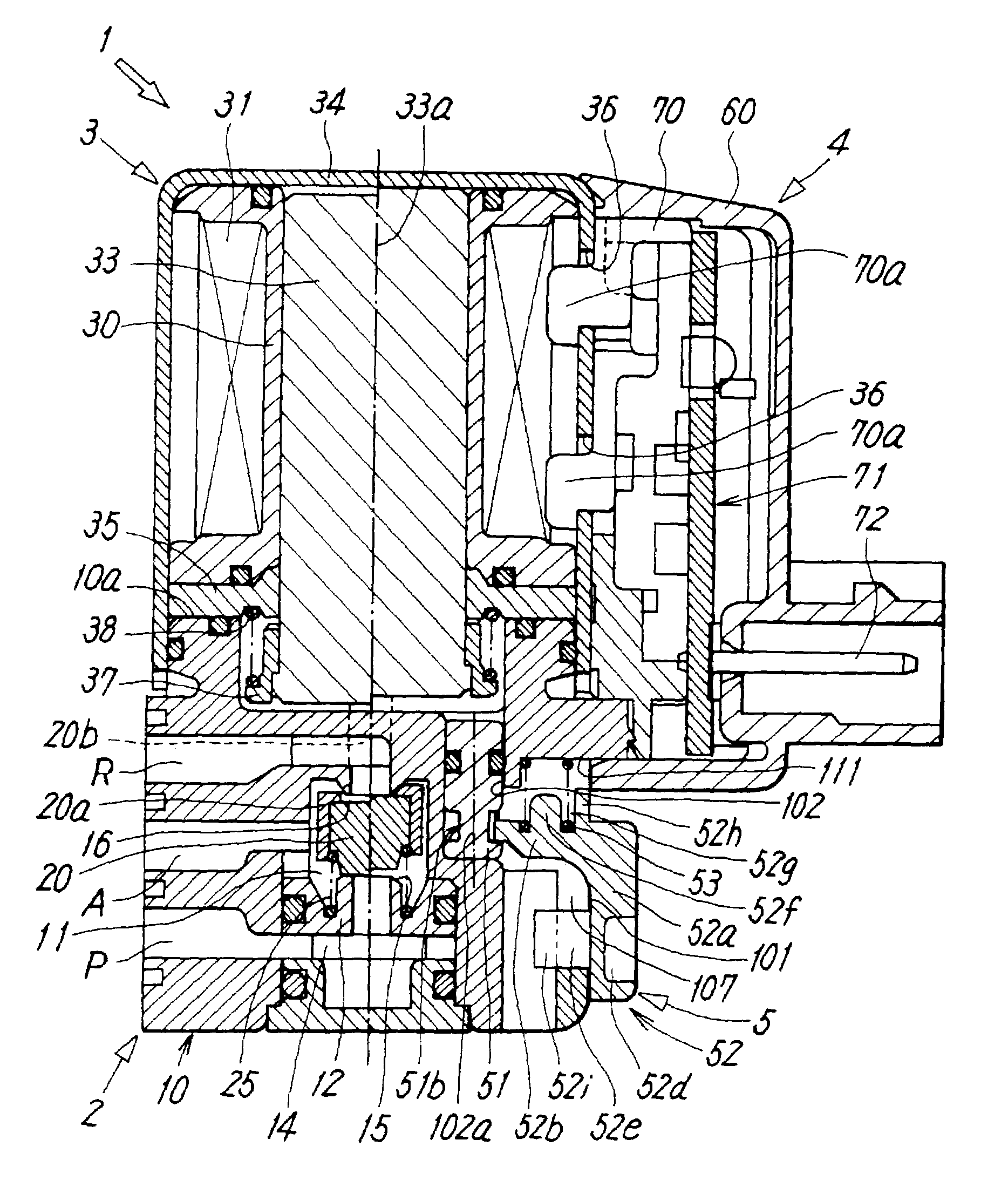 Solenoid valve having manually-operated device