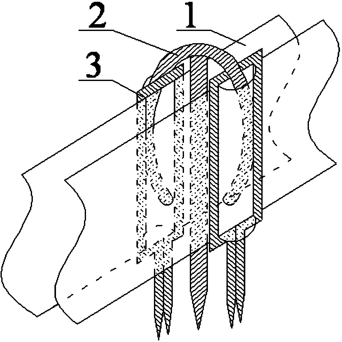 Honeycomb chamber connecting piece and manufacturing method thereof