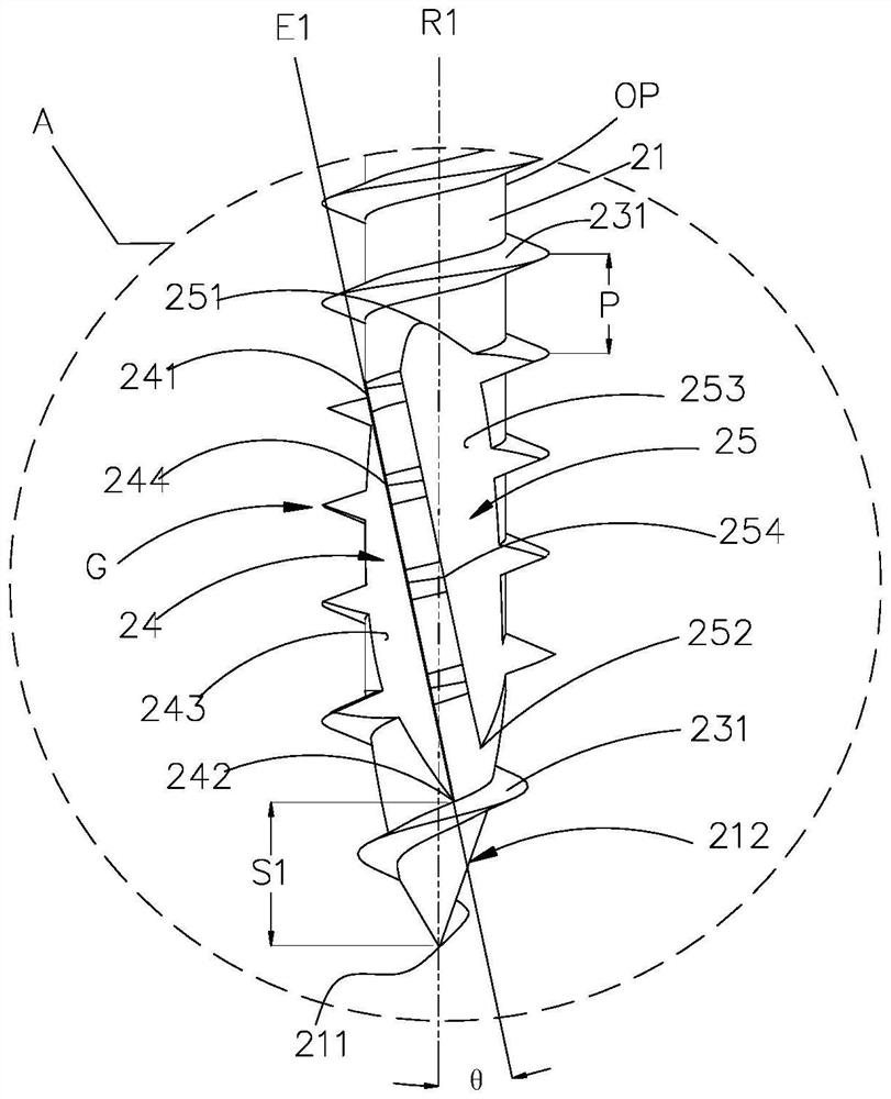 Slotted point-tail screws