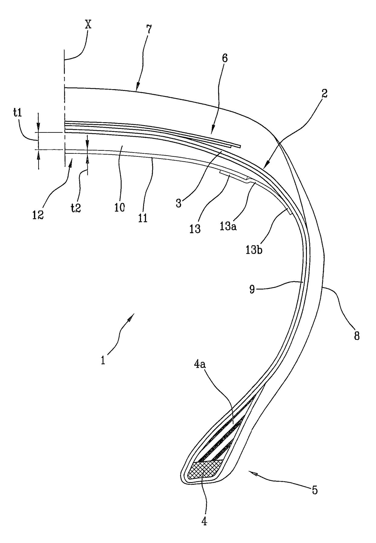 Method of selectively controlling the self-sealing ability of a tyre and self-sealing tyre for vehicle wheels