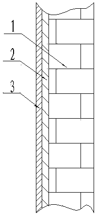 Imitation brick wallboard coated with ultraviolet resistant coating and preparation method of imitation brick wallboard