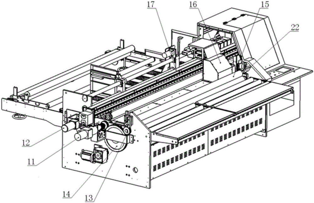 Corrugated board digital printing machine