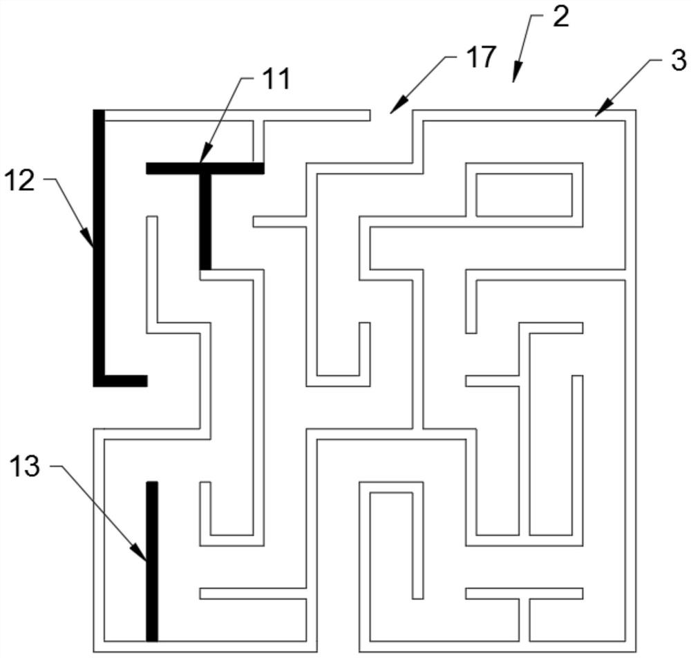 Soilless cultivation apparatus for vegetable labyrinth, and cultivation method of soilless cultivation apparatus