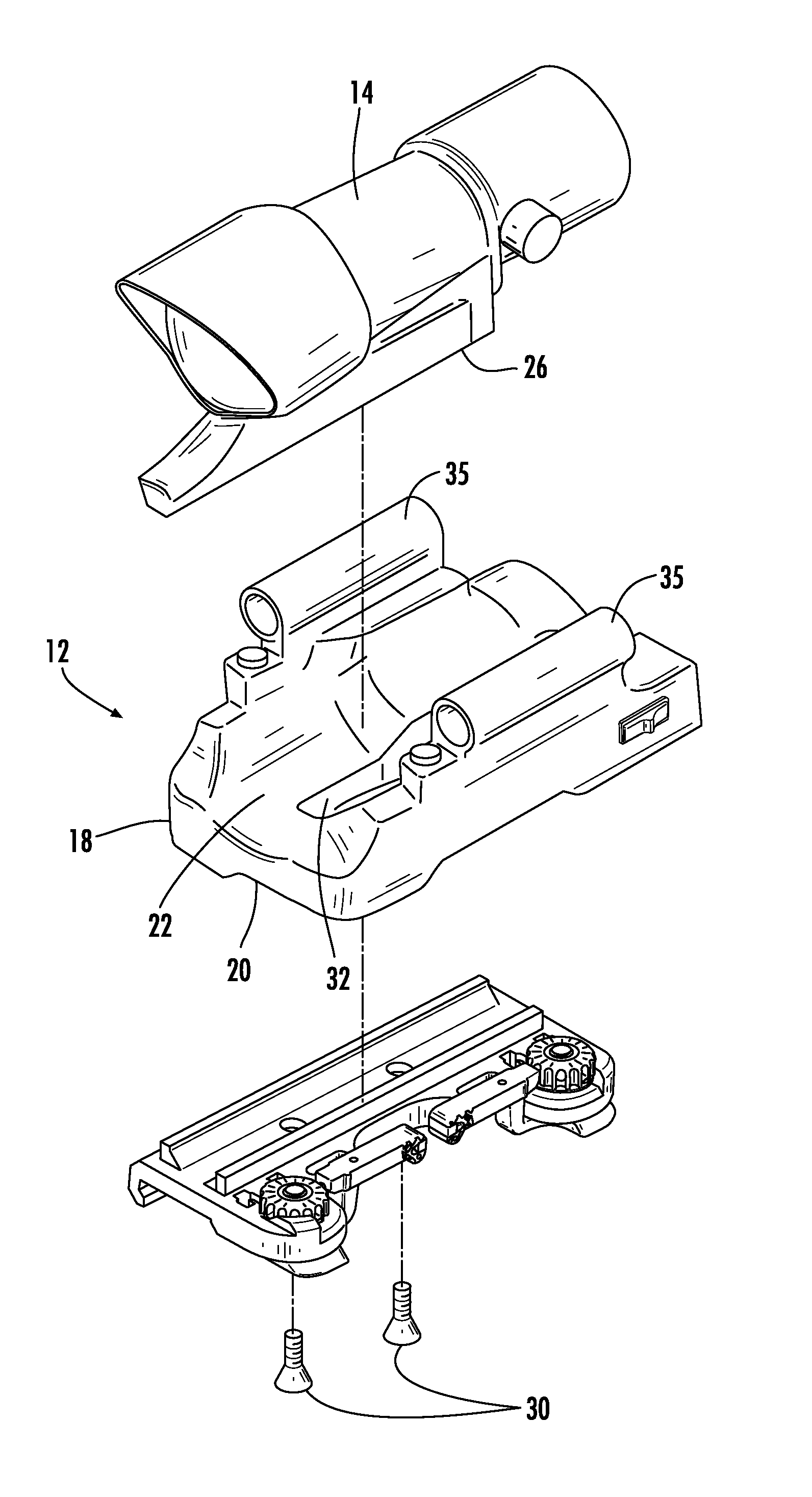 Accessory module with integrated electronic devices