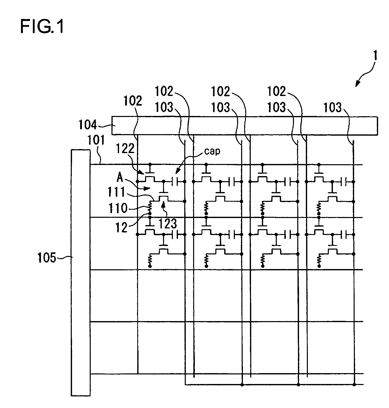 Organic electroluminescent device with HIL/HTL specific to each RGB pixel