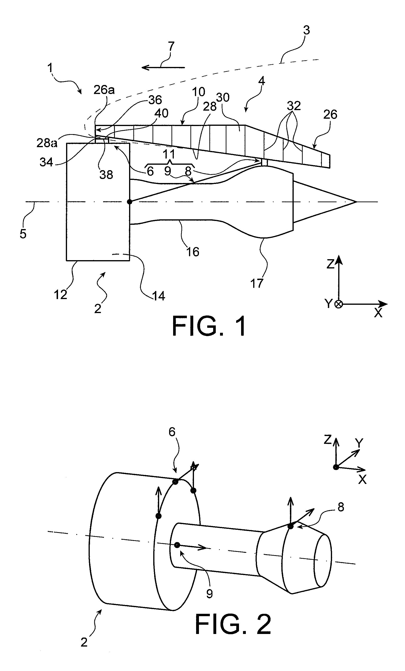 Aircraft engine mounting pylon comprising a tapered shim to secure the forward engine attachment