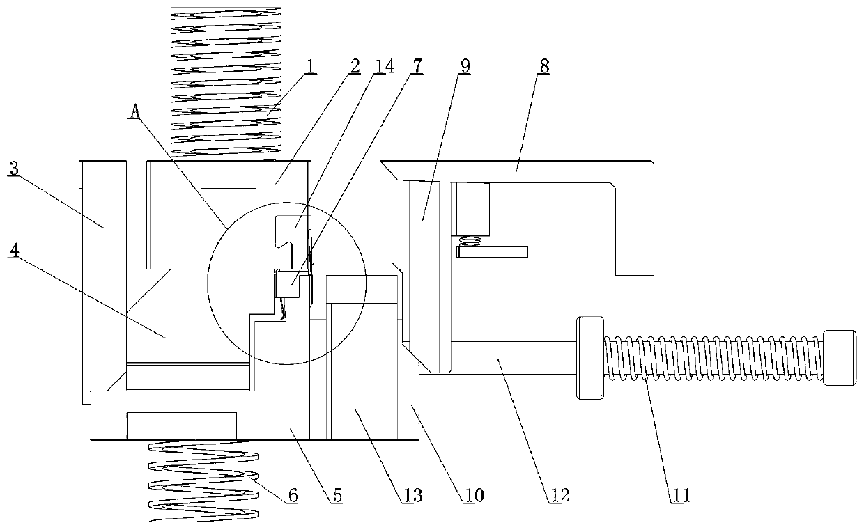 Novel connector terminal composite molding structure and molding method