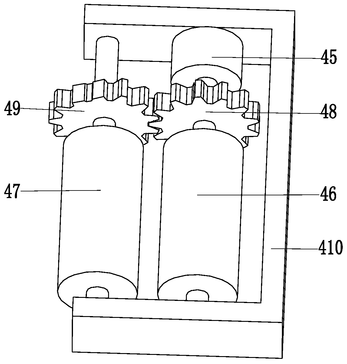 A prefabricated building partition wall packing robot