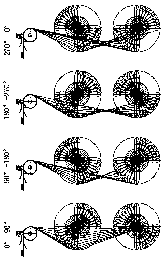 Constant-speed winding type winding needle combination mechanism