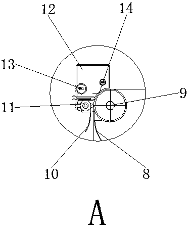 Constant-speed winding type winding needle combination mechanism