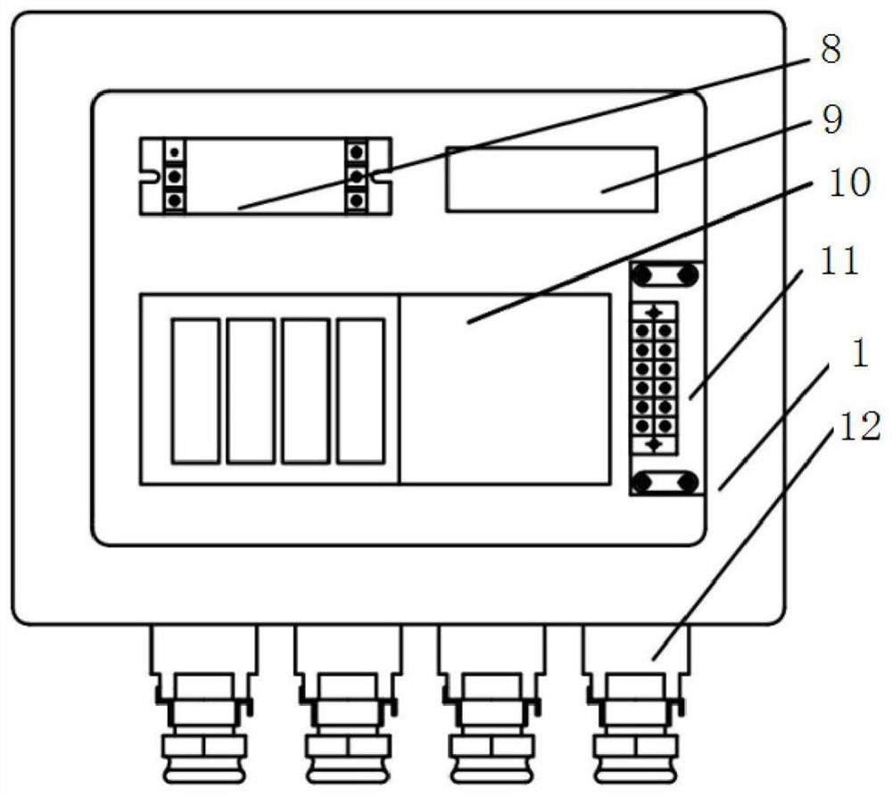 High-power mining motor based on cloud computing and monitoring method thereof