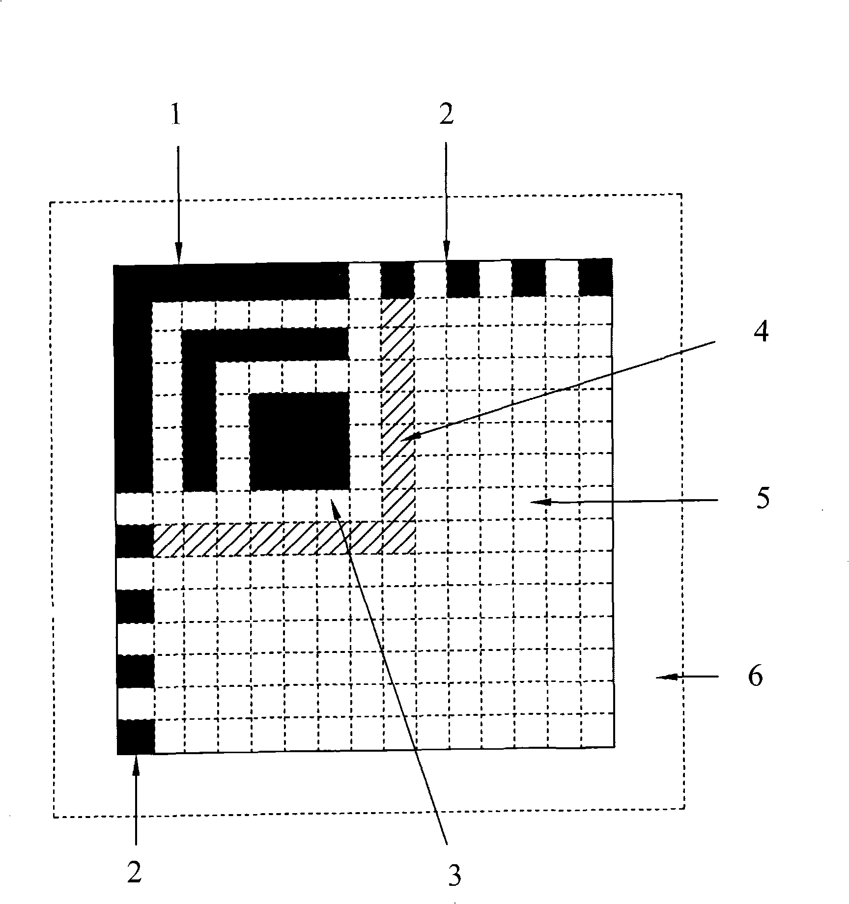 Microminiature Hanxin code and method for generating symbol thereof