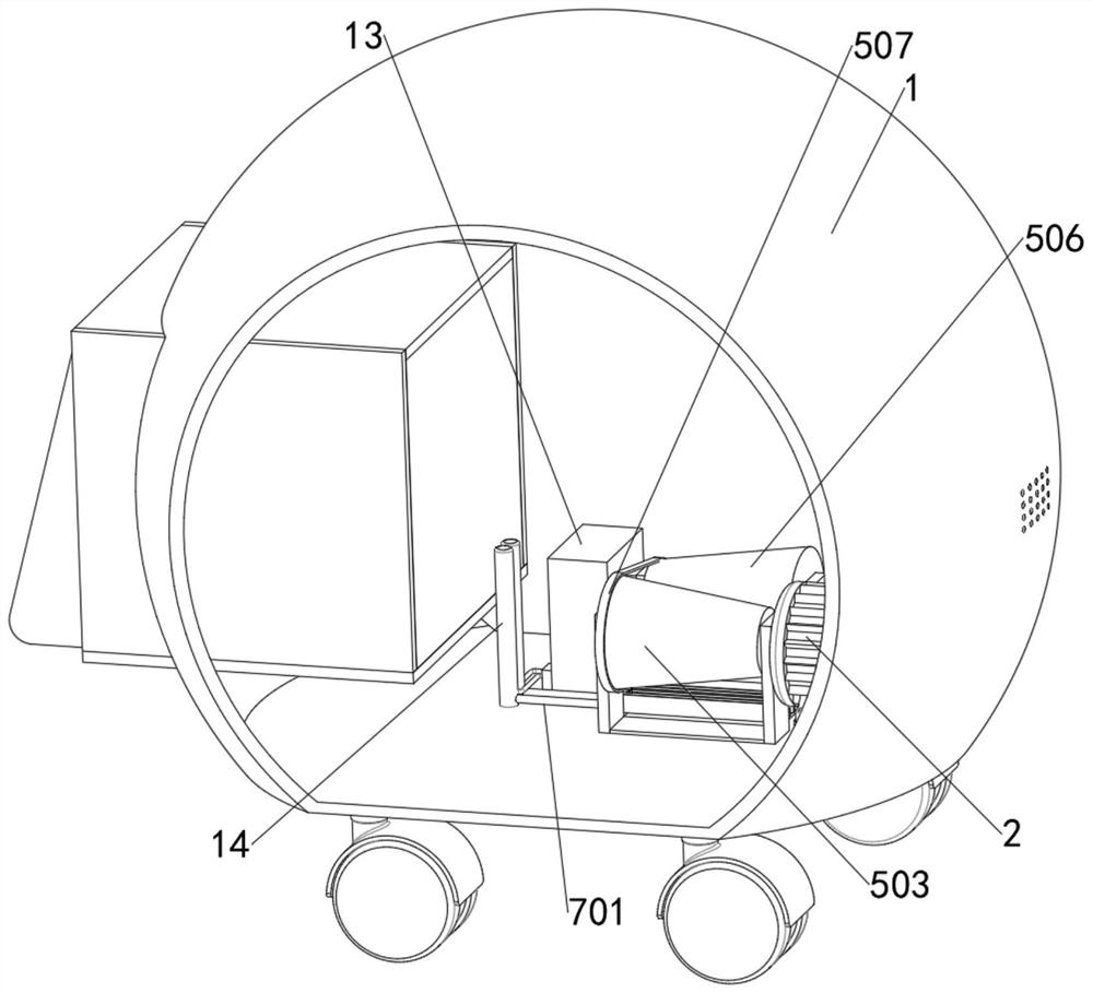 Direct-current brushless motor for medical oxygen generator