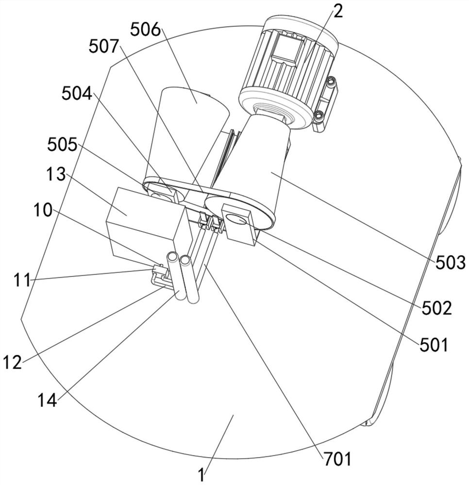 Direct-current brushless motor for medical oxygen generator