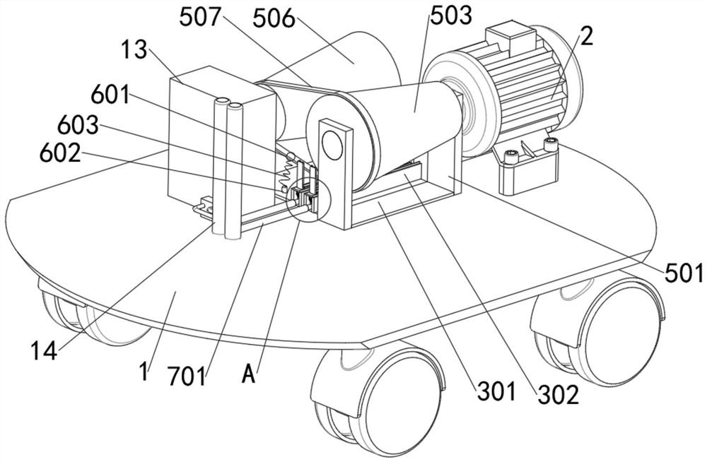 Direct-current brushless motor for medical oxygen generator