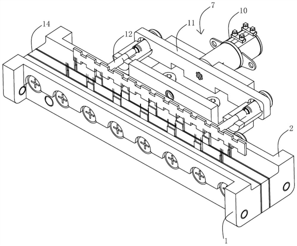 Dielectric loading adjustable filter with double-metal diaphragm structure