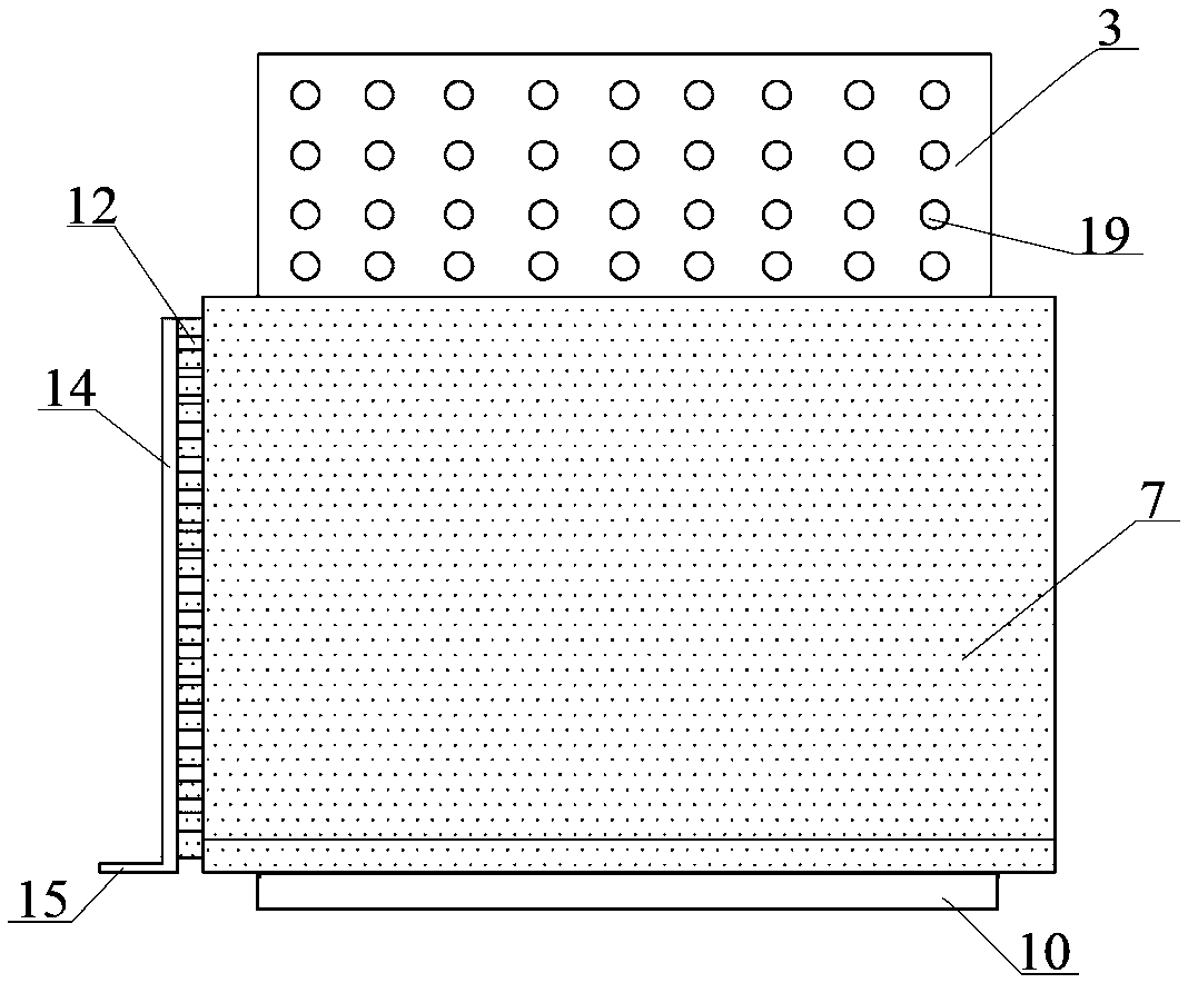 Retaining wall structure used for civil construction and construction method thereof