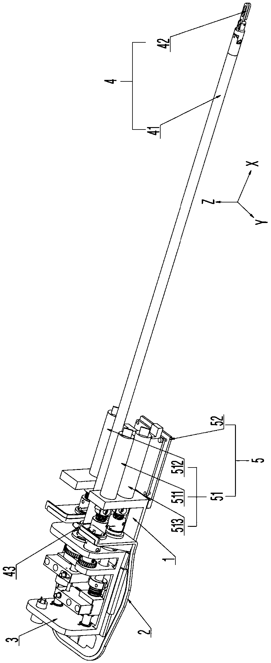 Control method for surgical instrument of endoscope surgical robot
