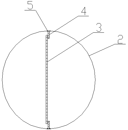 A spliced ​​intermediate partition and wall-dividing rectification tower and a method for transforming a traditional rectification tower