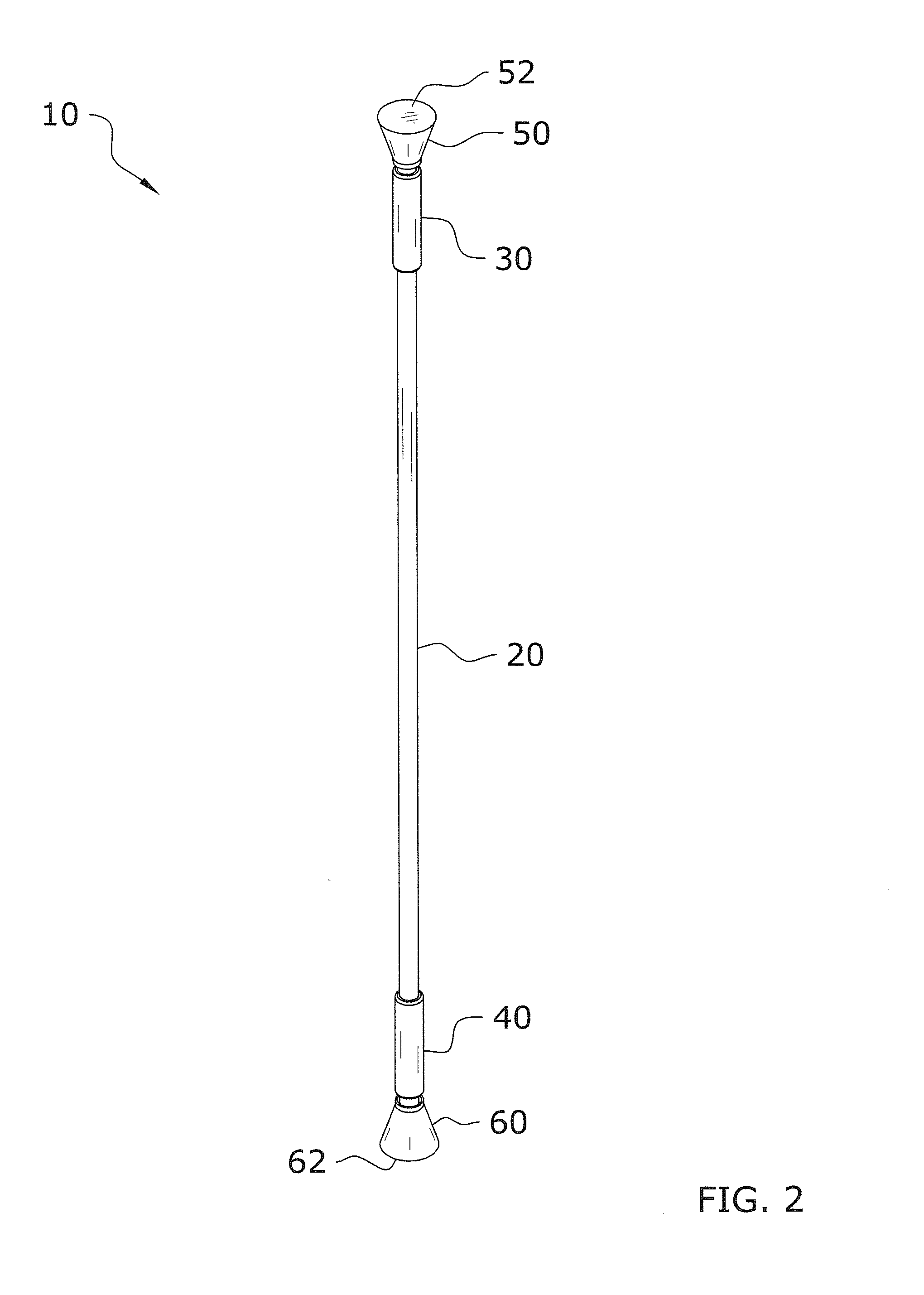 Self-Standing Weighted Pole System