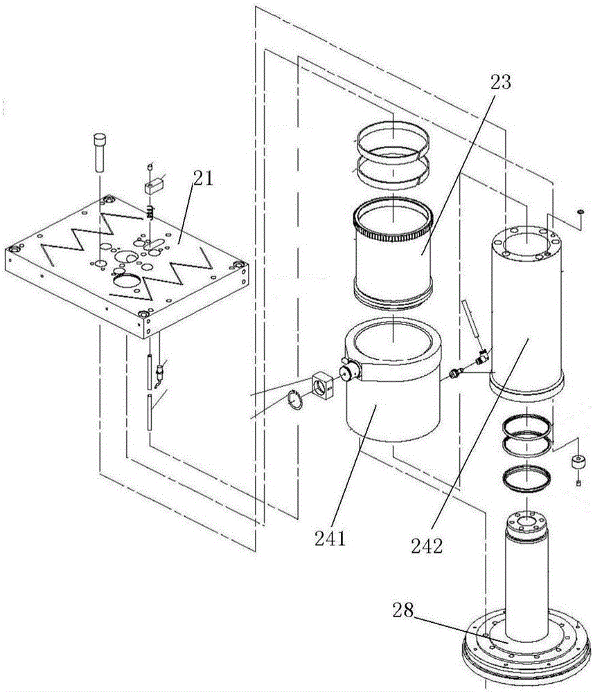 Rotating blanking device for numerical control cutting machine