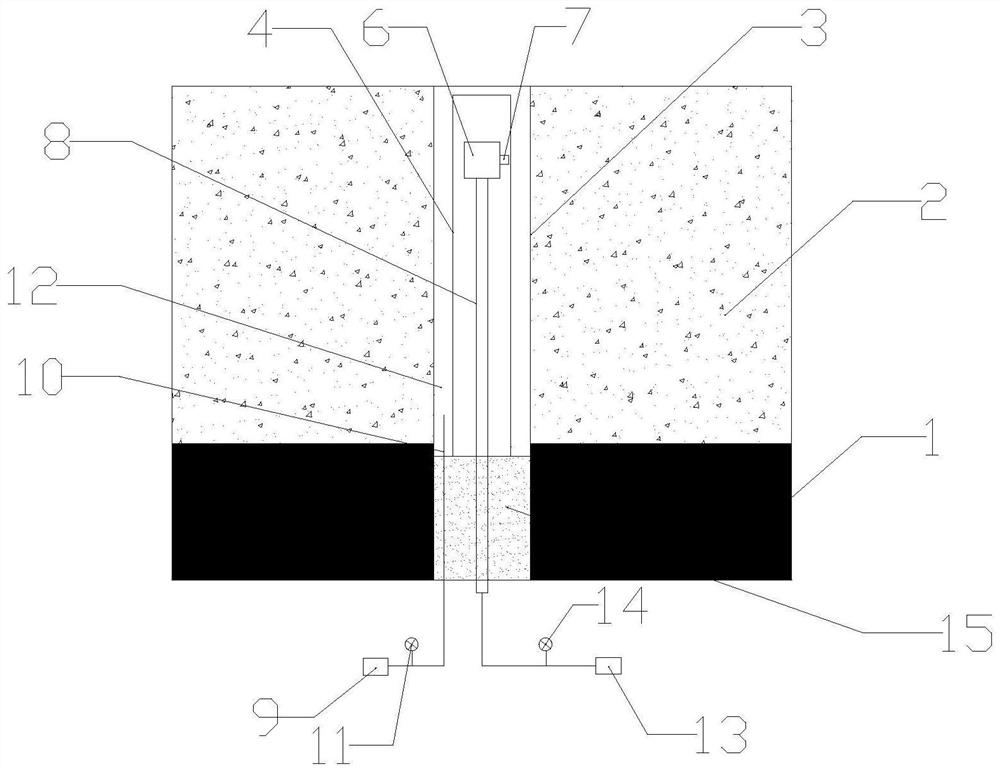 Method for preventing impact cracking of hard roof by remote fixed-point air cannon