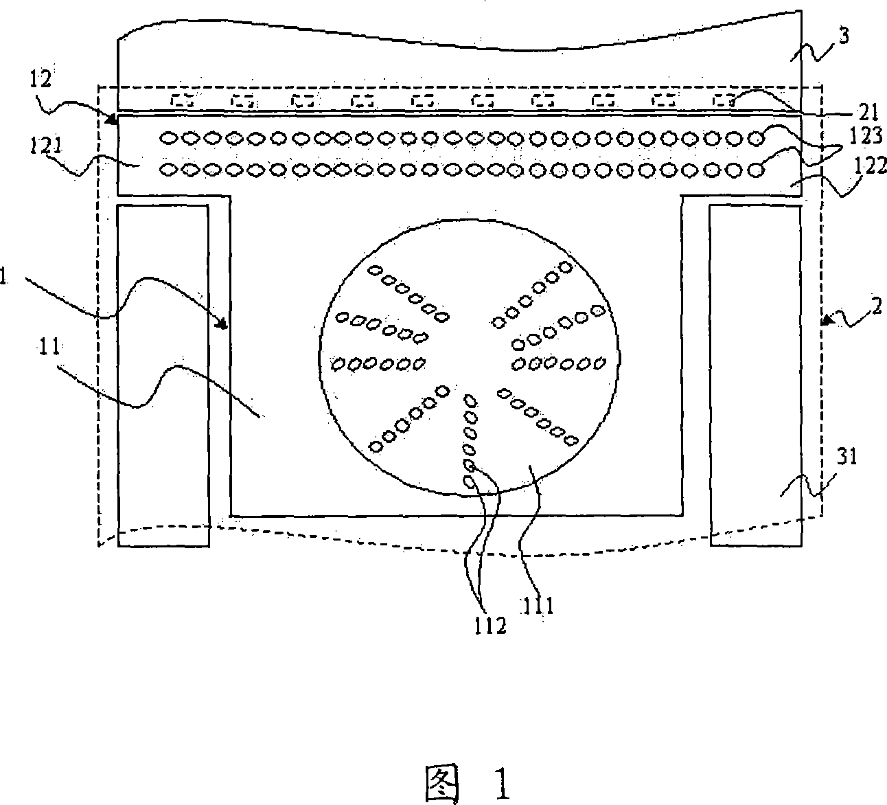 Platform and method for adsorbing glass substrate