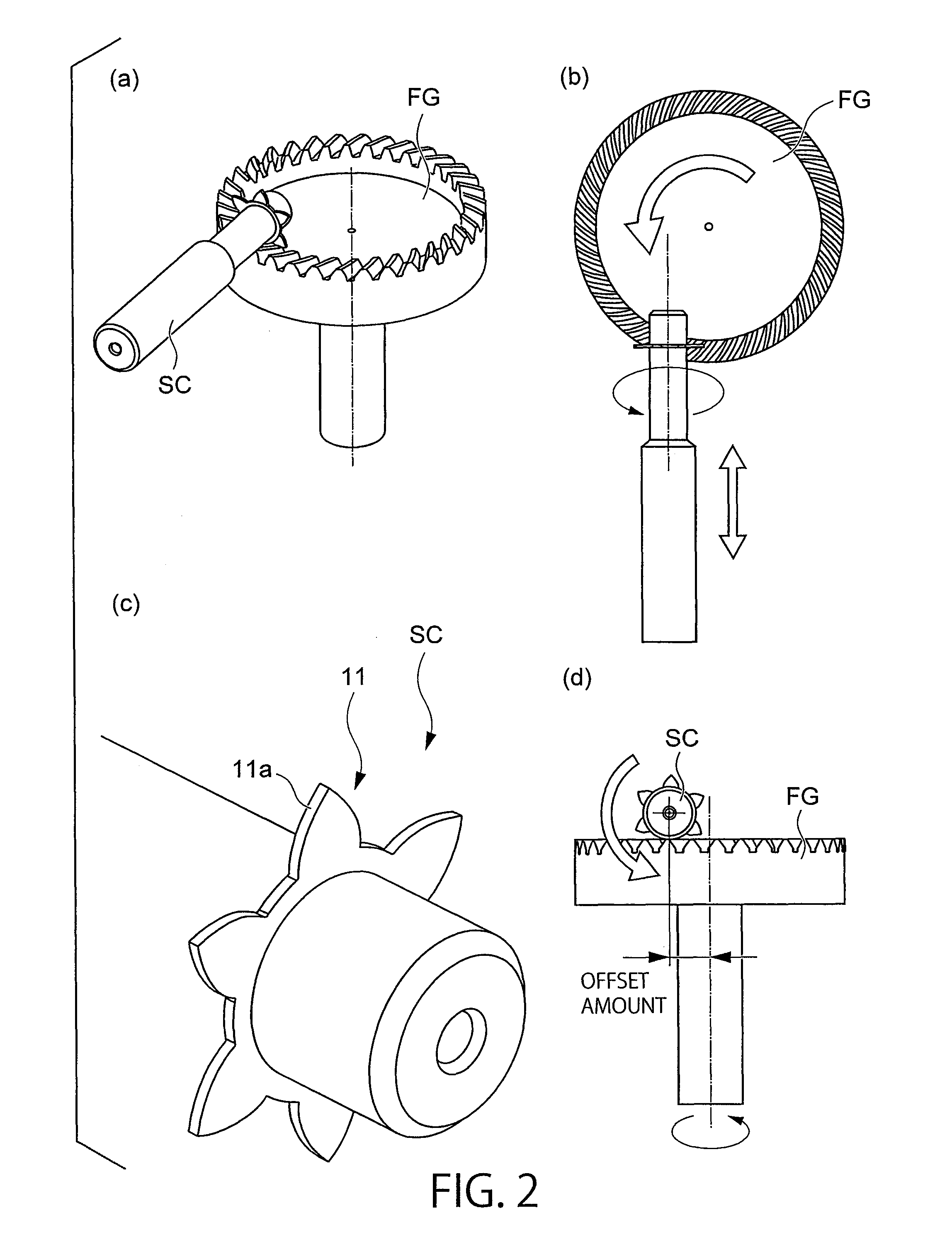 Tool for cutting gear and method for cutting gear