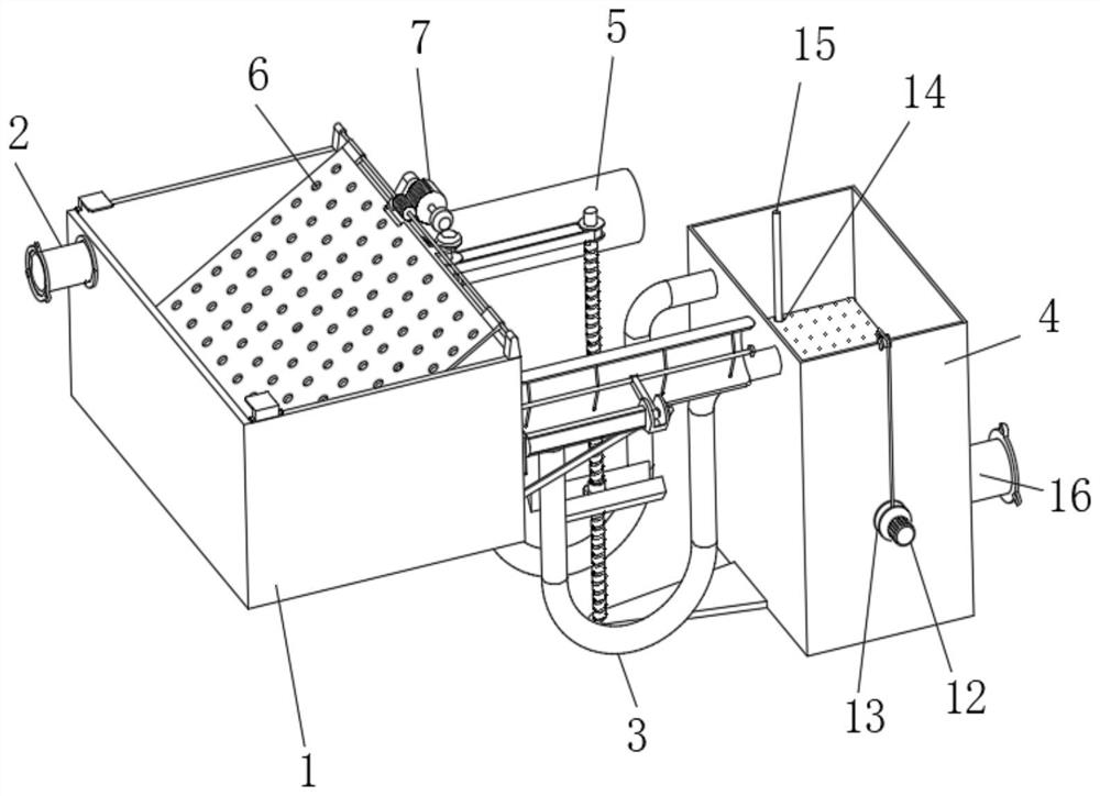 Papermaking wastewater treatment device capable of improving paper pulp recovery rate