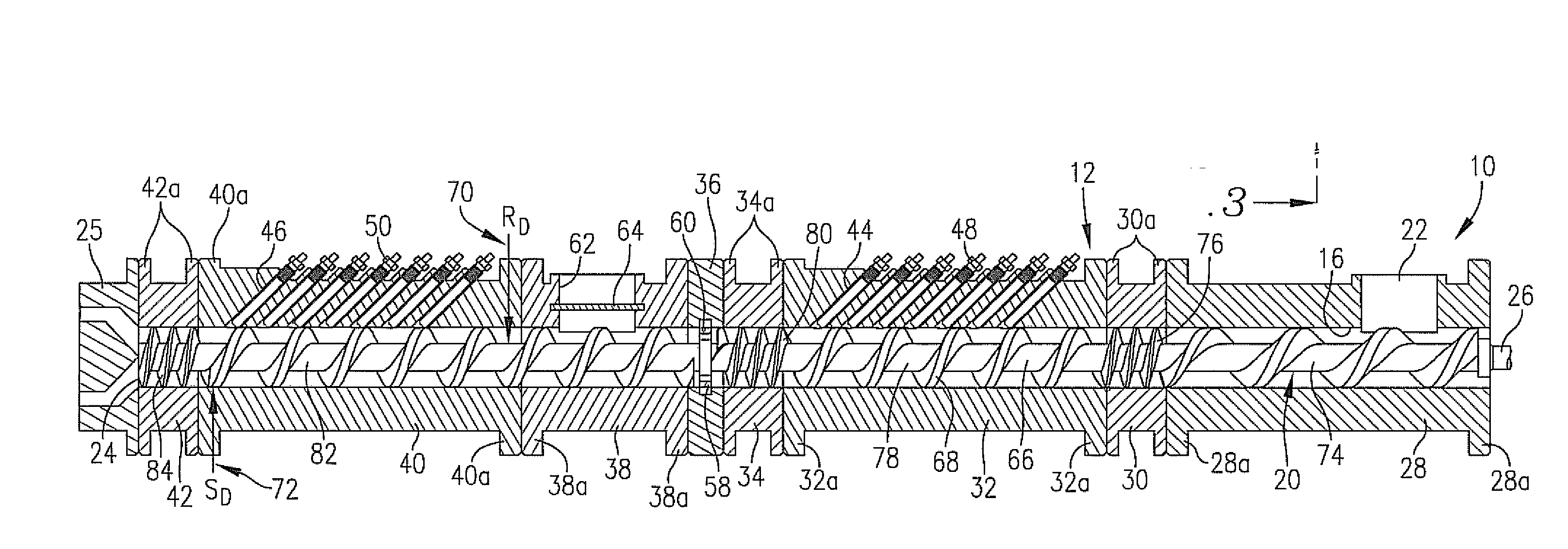 Method and apparatus for producing fully cooked extrudates with significantly reduced specific mechanical energy inputs