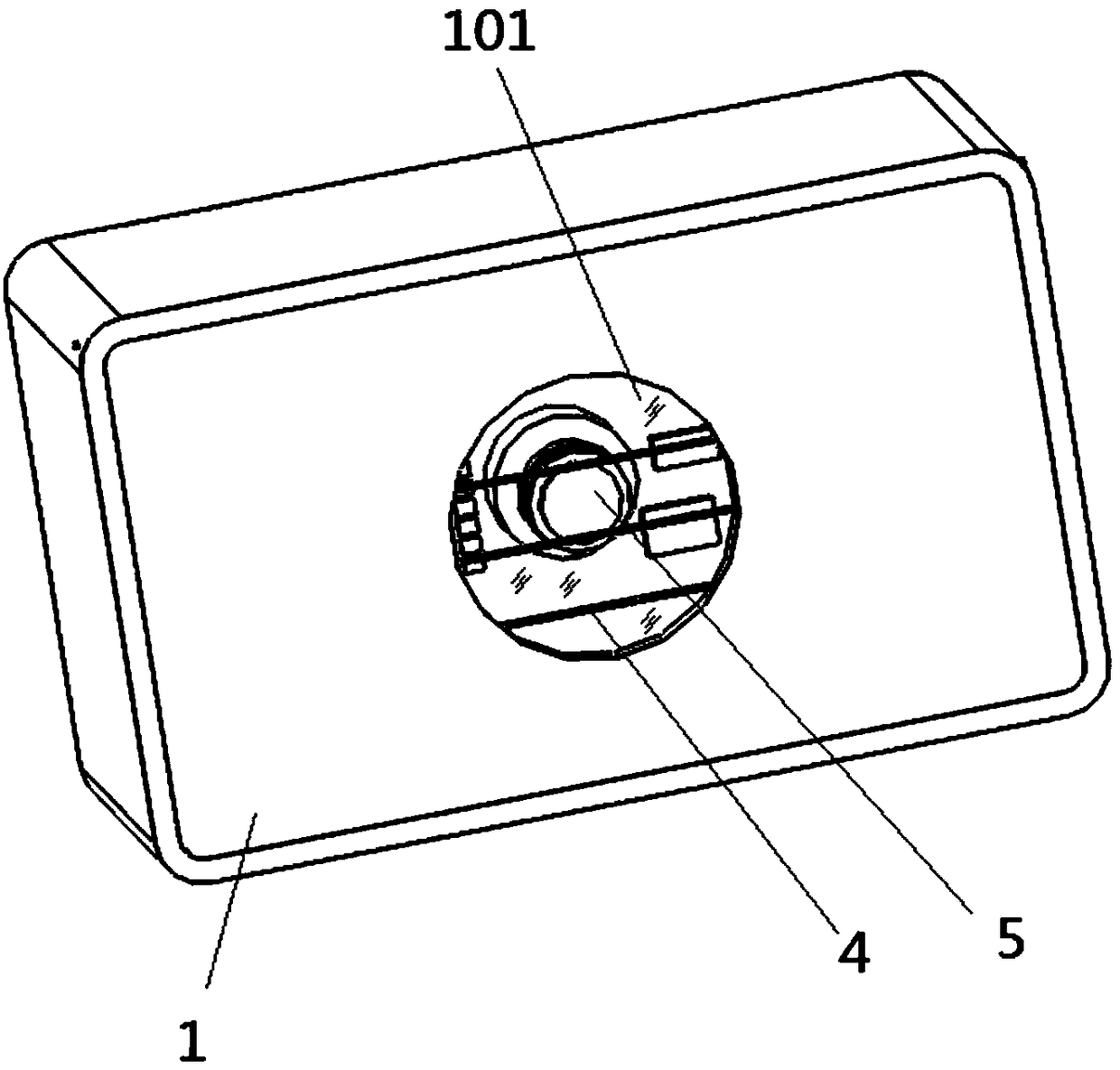 Intelligent door lock system adopting inserting type communication card