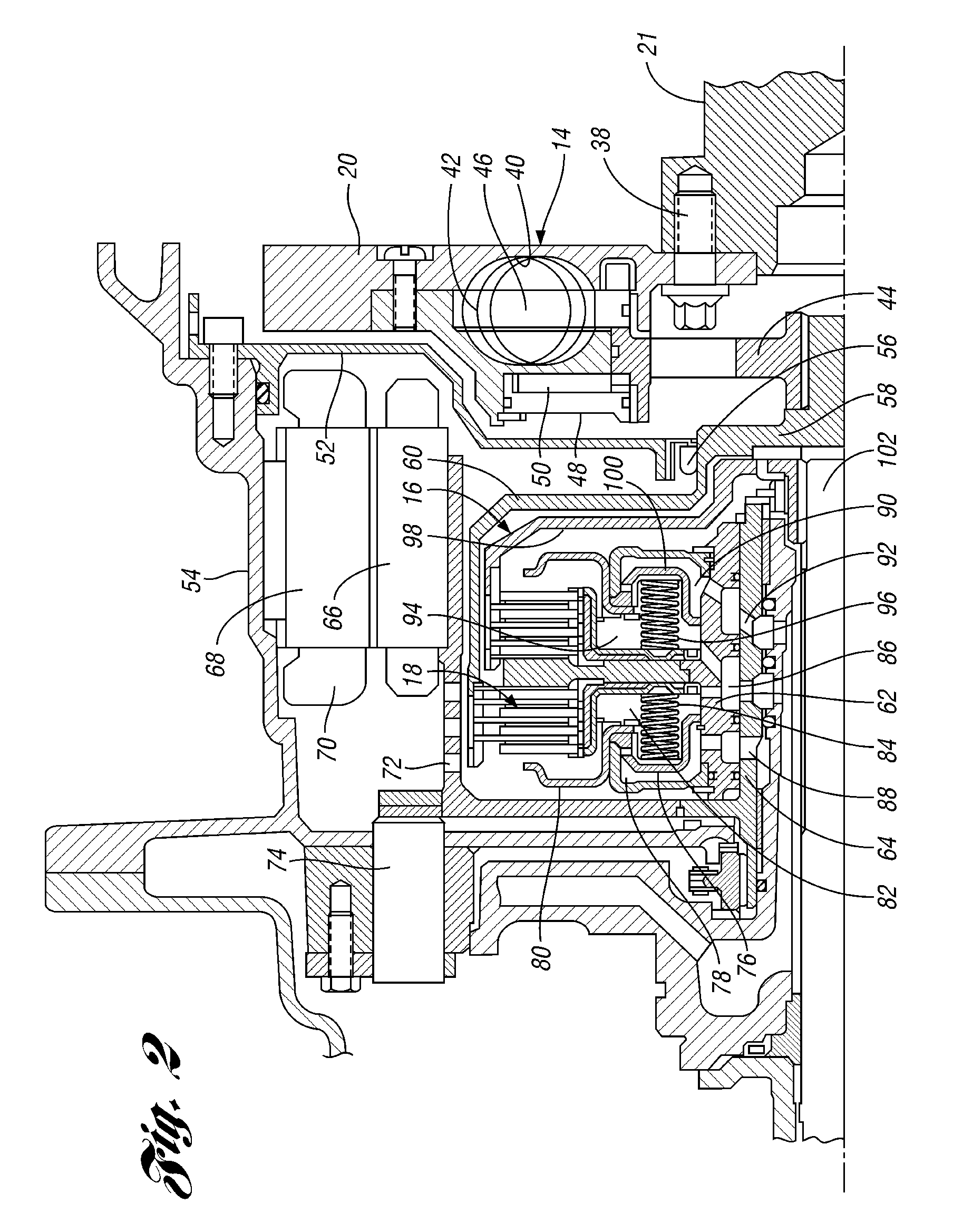 Control method for cooling a launch clutch and an electric motor in a hybrid electric vehicle powertrain
