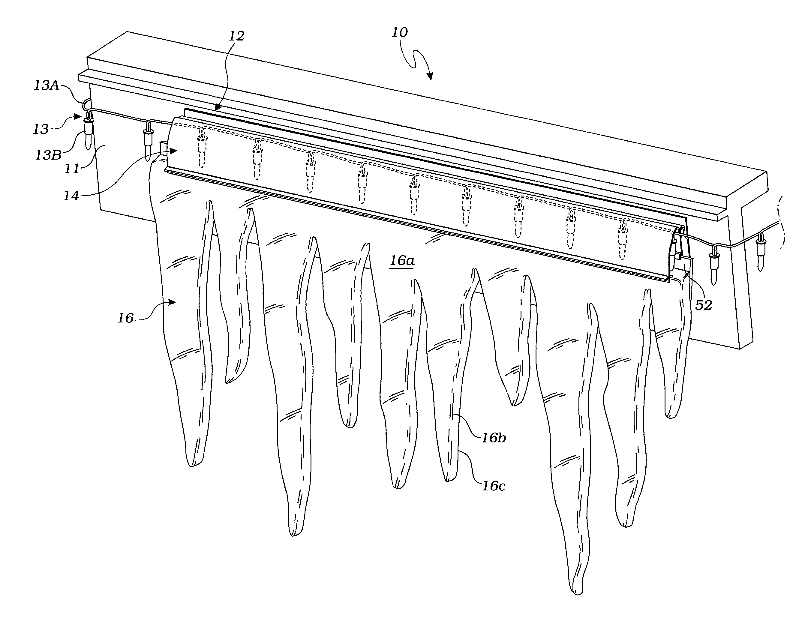 Ornamental lighting assembly