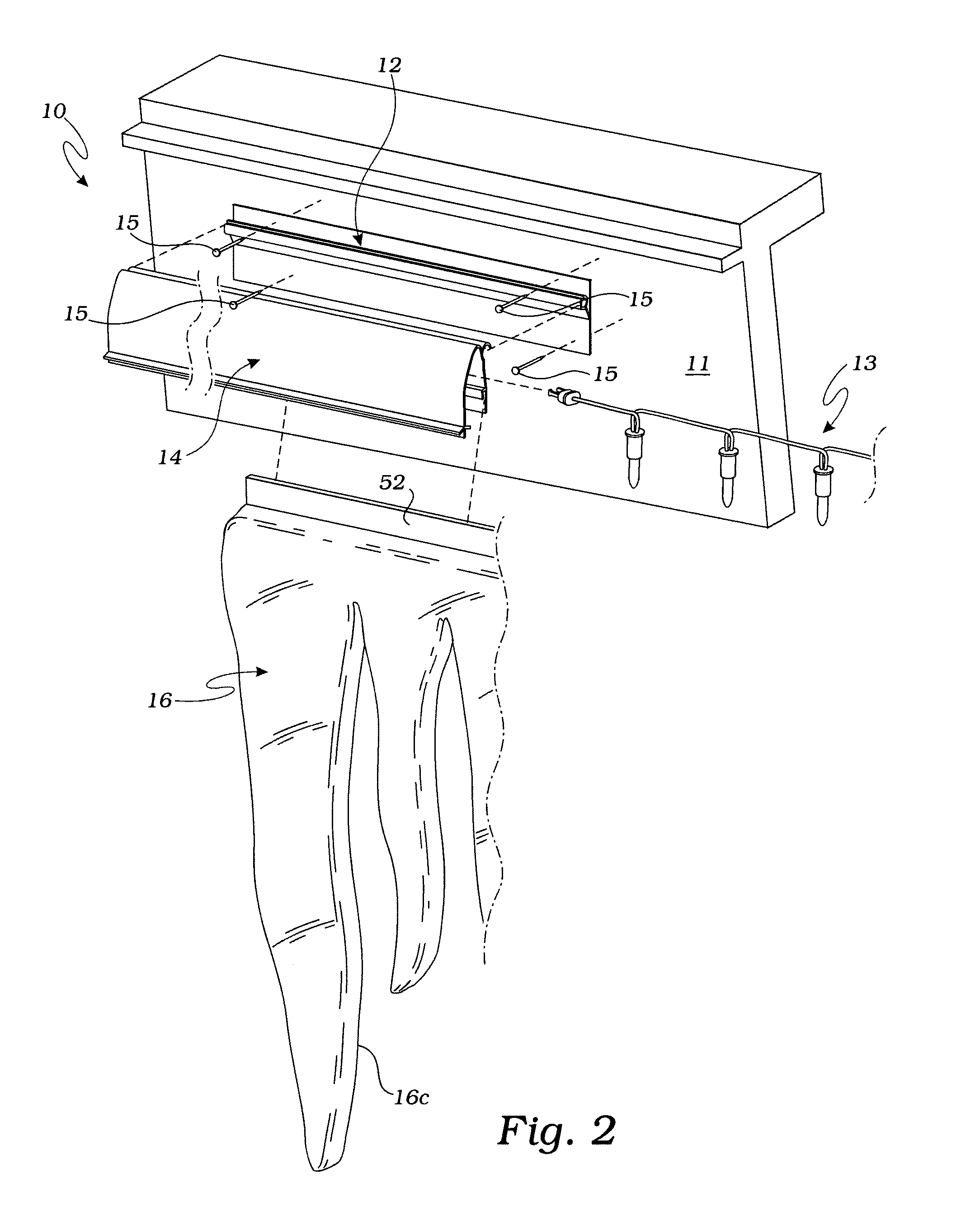 Ornamental lighting assembly