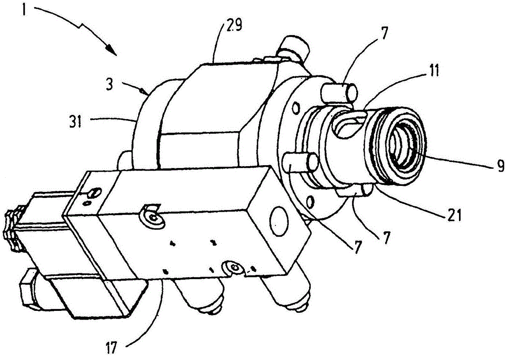 Valve device for controlling media flows of any type