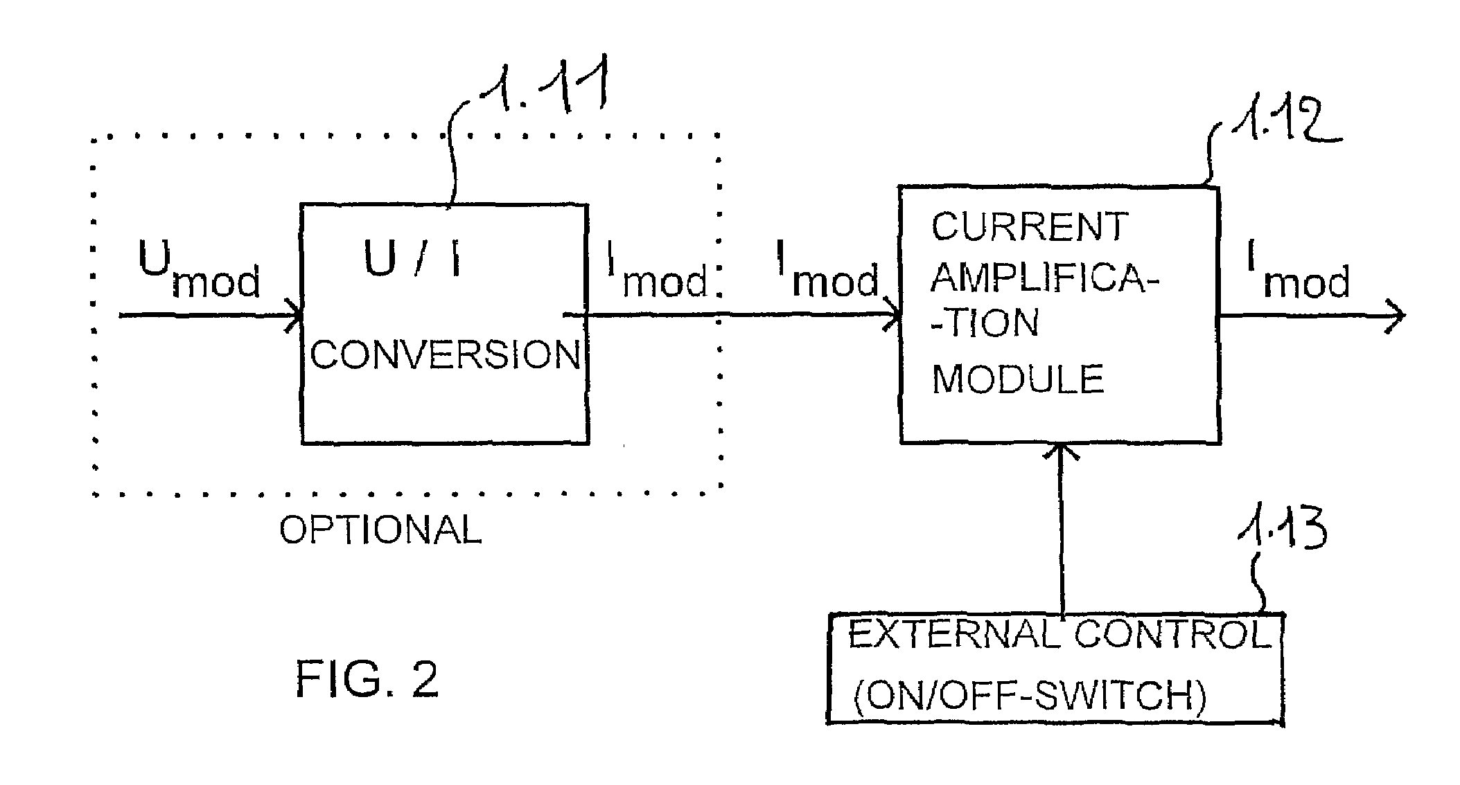 Device and method for the demodulation of modulated electric signals