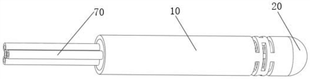 Fiber bragg grating sensor and flexible ureteroscope