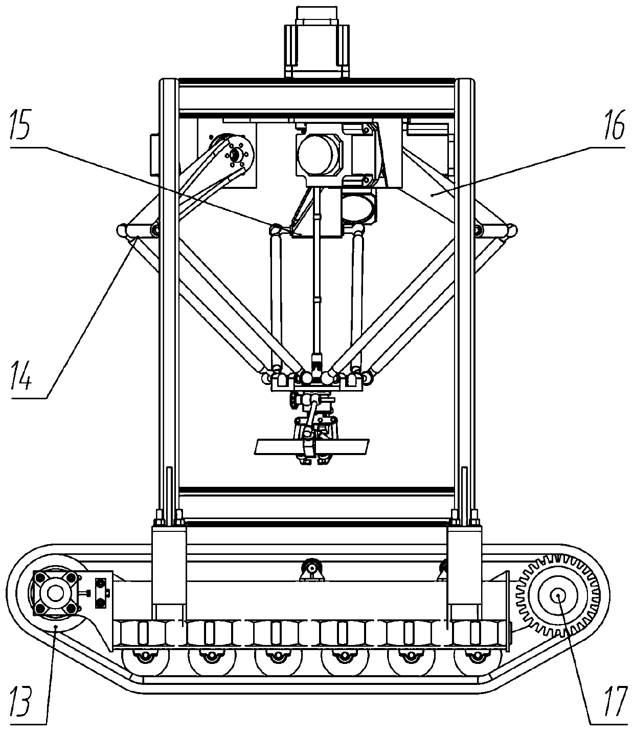 Parallel automatic famous high-quality tea picking robot