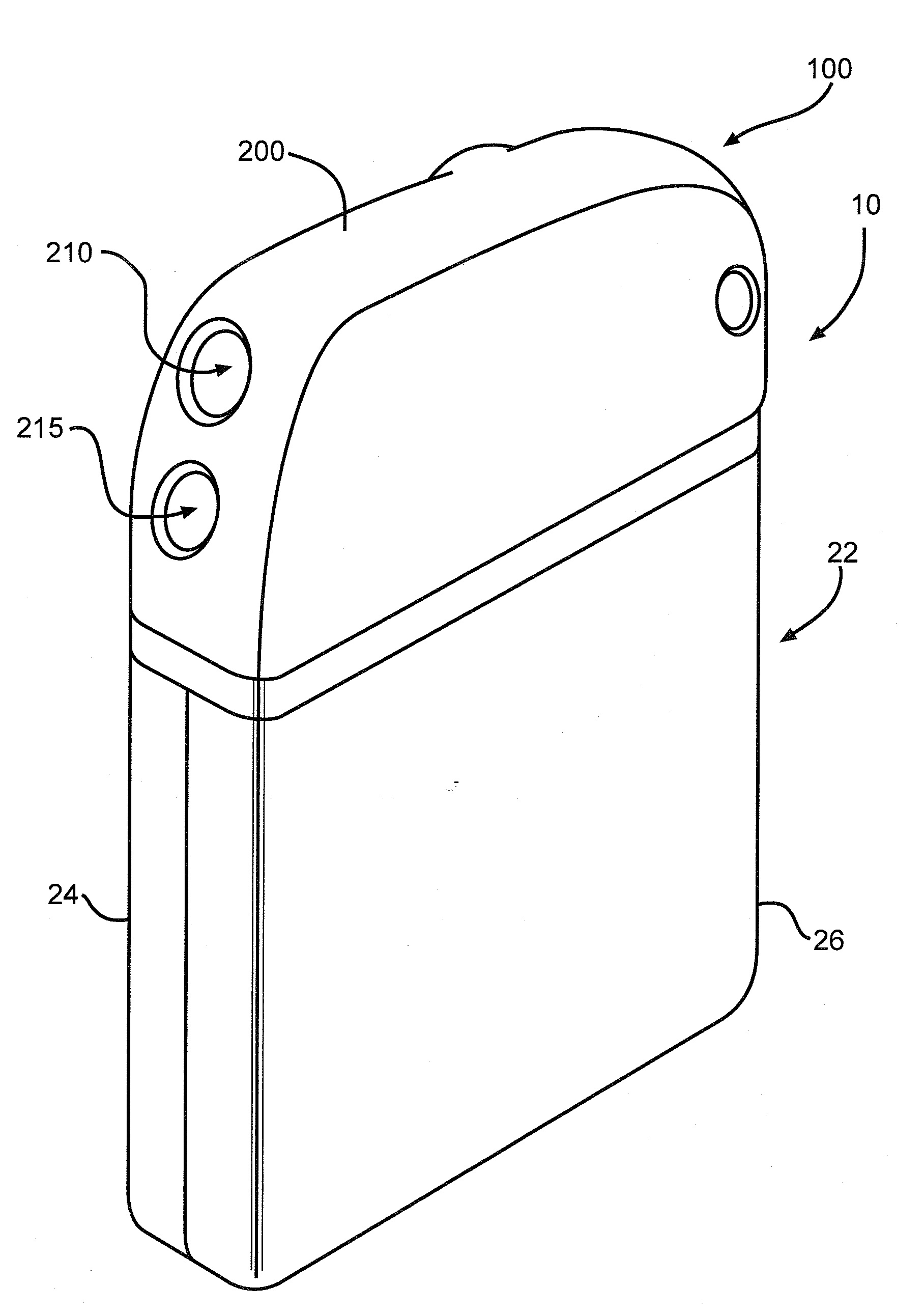 Header over-molded on a feedthrough assembly for an implantable device