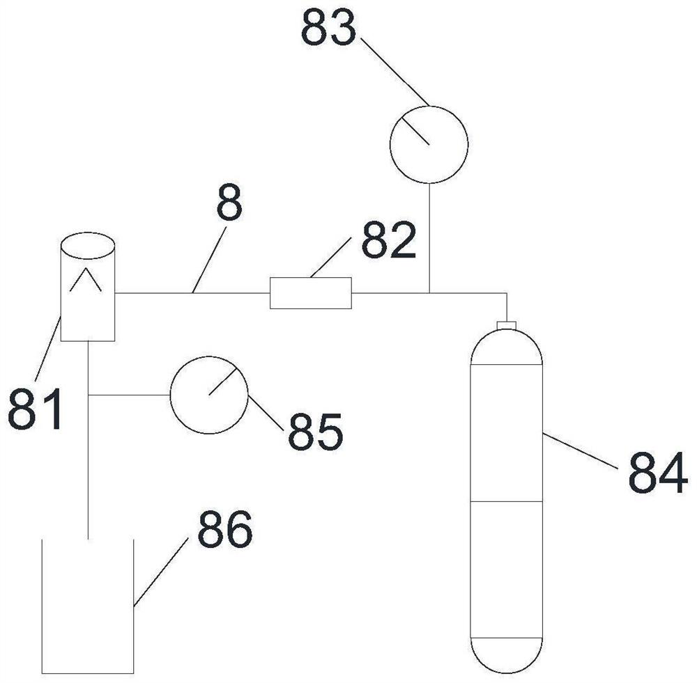 Testing device and testing method for simulating mechanical properties of marine energy soil-well interface in hydrate exploitation process